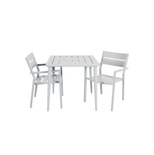 Mesa Exterior NIMES 78x78 cm de Comedor, Aluminio /... 2