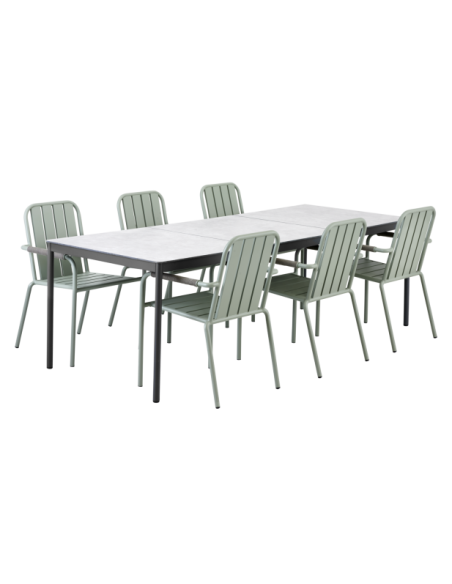 Base de Mesa Exterior NOX 240x90 cm, Aluminio / Antracita - Brafab