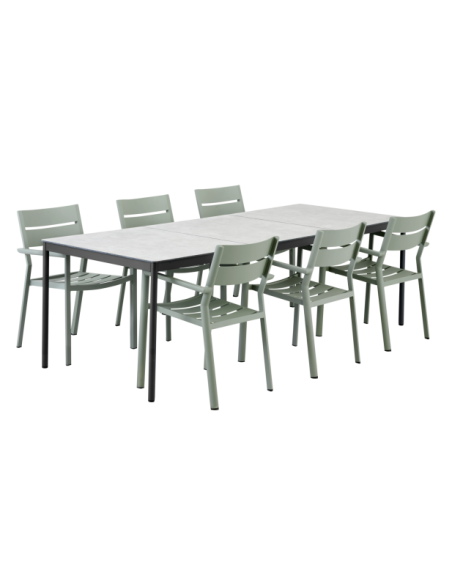 Base de Mesa Exterior NOX 240x90 cm, Aluminio / Antracita - Brafab