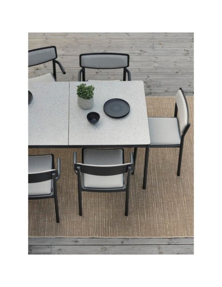 Base de Mesa Exterior NOX 158x90 cm, Aluminio / Antracita - Brafab