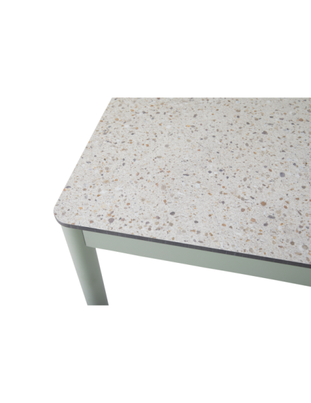 Base de Mesa Exterior NOX 158x90 cm, Aluminio / Verde Empolvado - Brafab