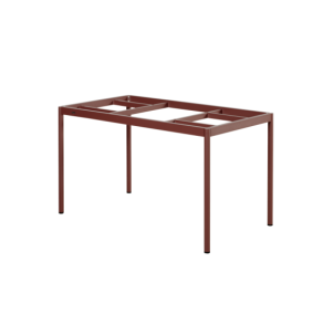 Base de Mesa Exterior NOX 70x125 cm, Aluminio / Rojo Zin...