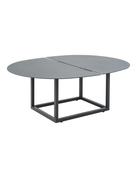 Mesa de Centro Exterior OLIVE 80x110 cm, Aluminio / Antracita - Brafab