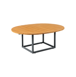 Mesa de Centro Exterior OLIVE 80x110 cm, Aluminio, Madera...