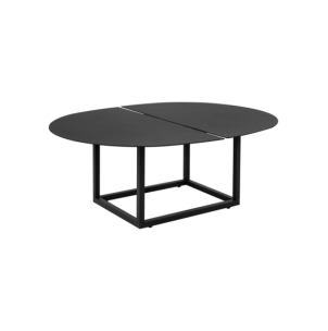 Mesa de Centro Exterior OLIVE 80x110 cm, Aluminio / Negro...