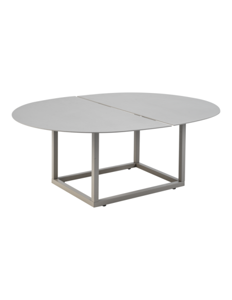 Mesa de Centro Exterior OLIVE 80x110 cm, Aluminio / Caqui - Brafab