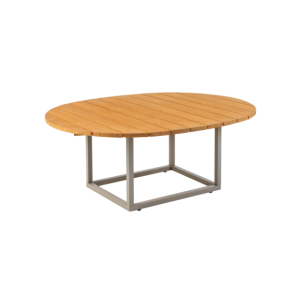 Mesa de Centro Exterior OLIVE 80x110 cm, Aluminio, Madera...