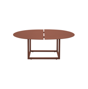 Mesa de Centro Exterior OLIVE 80x110 cm, Aluminio / Rojo... 2