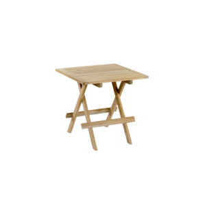 Mesa Auxiliar Exterior OPAL 50x50 cm, Madera de Teca /...
