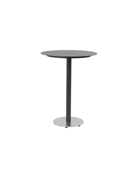 Mesa de Bar Exterior PEACE Ø80x104 cm, Aluminio / Antracita - Brafab