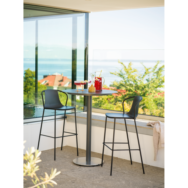 Mesa de Bar Exterior PEACE Ø80x104...