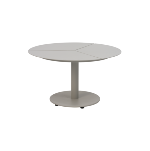 Mesa de Centro Exterior PEACE Ø80 cm, Aluminio / Gris...