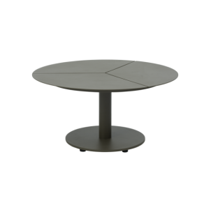 Mesa de Centro Exterior PEACE Ø80 cm, Aluminio / Verde...