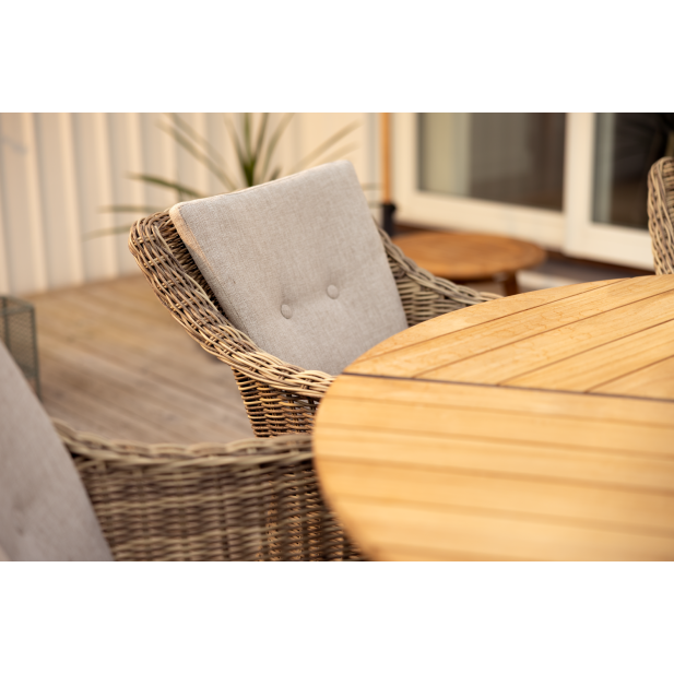 Mesa Exterior PEACE WOOD Ø150 cm de...