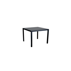 Mesa de Centro Exterior RANA 85x85 cm, Aluminio, Cristal...