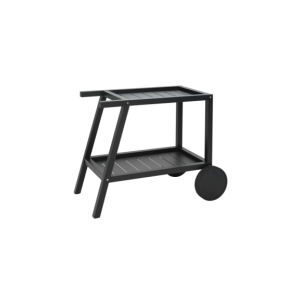 Carrito Exterior SAMVARO 86x49 cm, Aluminio / Negro - Brafab
