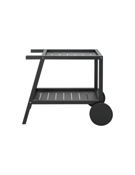 Carrito Exterior SAMVARO 86x49 cm, Aluminio / Negro - Brafab