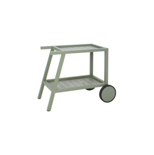 Carrito Exterior SAMVARO 86x49 cm, Aluminio / Verde...