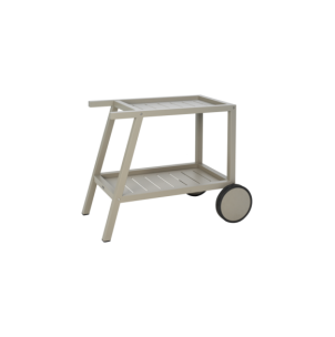 Carrito Exterior SAMVARO 86x49 cm, Aluminio / Caqui - Brafab