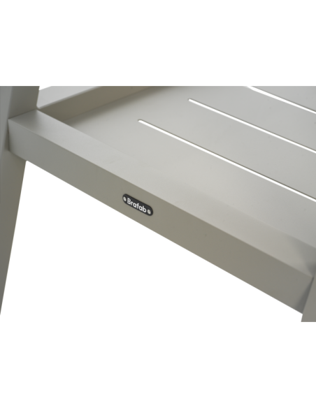 Carrito Exterior SAMVARO 86x49 cm, Aluminio / Caqui - Brafab