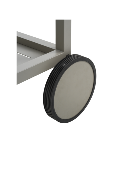 Carrito Exterior SAMVARO 86x49 cm, Aluminio / Caqui - Brafab