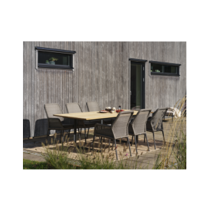 Mesa Exterior SHAD 240x90 cm de Comedor, Aluminio, Madera... 2