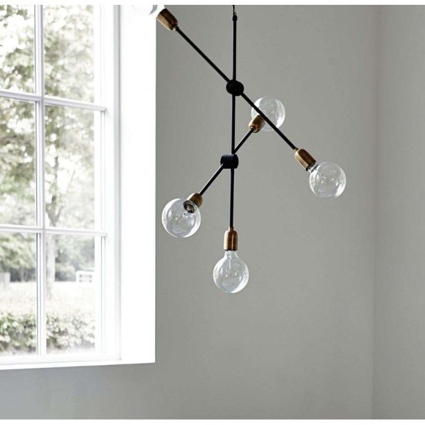 Lámpara Molecular Pendant, de Techo 78cm - House Doctor  Lámpara Molecular Pendant, de Techo 78cm - House Doctor