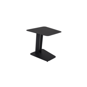 Mesa Auxiliar Exterior SLIDE 50x45 cm, Aluminio / Negro -...