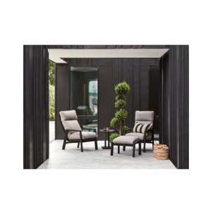 Mesa Auxiliar Exterior SLIDE 50x45 cm, Aluminio / Negro -... 2