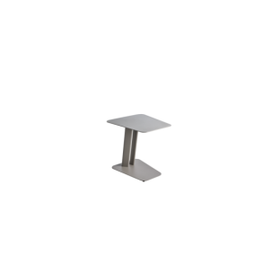 Mesa Auxiliar Exterior SLIDE 50x45 cm, Aluminio / Caqui -...