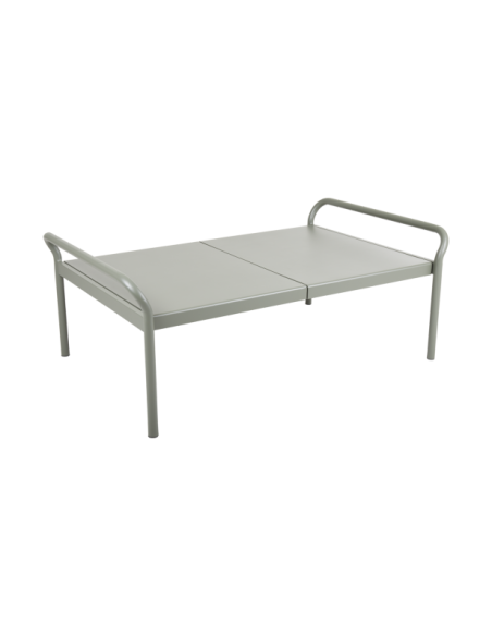 Mesa de Centro Exterior SLING 135x85 cm, Aluminio / Verde Nórdico - Brafab