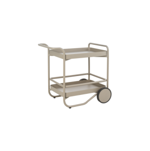 Carrito Exterior TROLLY 88x59 cm, Aluminio / Caqui - Brafab