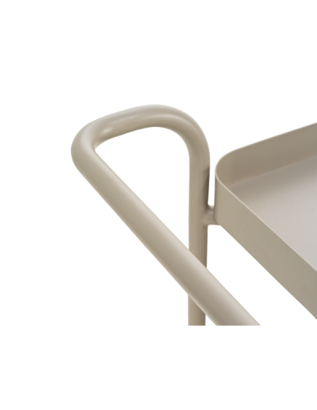 Carrito Exterior TROLLY 88x59 cm, Aluminio / Caqui - Brafab