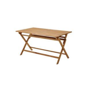 Mesa Plegable Exterior TURIN 140x80 cm de Comedor, Madera...