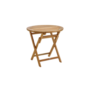 Mesa Plegable Exterior TURIN Ø80 cm de Comedor, Madera de...