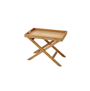 Mesa Auxiliar Plegable Exterior TURIN 70x40 cm, Madera de...