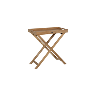 Mesa Auxiliar Plegable Exterior TURIN 70x40 cm, Madera de... 2