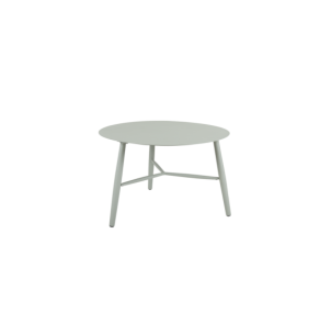 Mesa de Centro Exterior VANNES Ø75 cm, Aluminio / Verde...