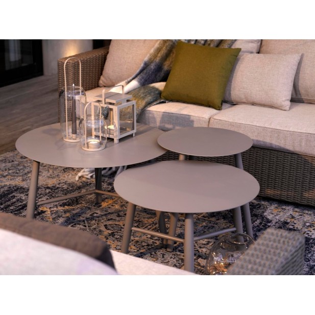 Mesa Auxiliar Exterior VANNES Ø45 cm,...