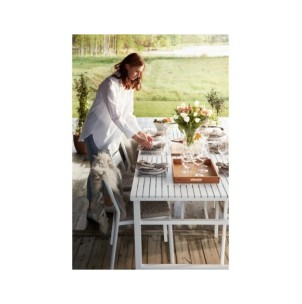 Mesa Exterior VEVI 230x94 cm de Comedor, Aluminio /... 2