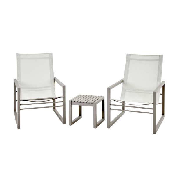 Mesa Auxiliar Exterior VEVI 40x40 cm,...