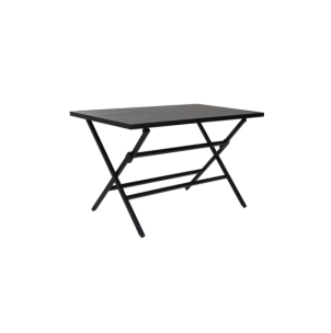Mesa Bistró Plegable Exterior WILKIE 120x72 cm, Aluminio...