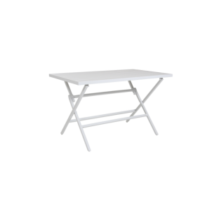 Mesa Bistró Plegable Exterior WILKIE 120x70 cm, Aluminio...