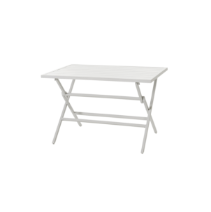 Mesa Bistró Plegable Exterior WILKIE 120x70 cm, Aluminio... 2