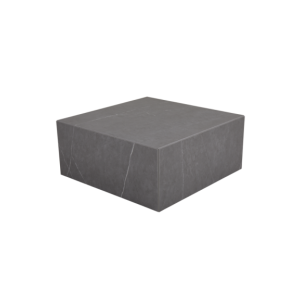 Mesa de Centro Exterior ZTEN 80x80 cm, Piedra compuesta,...