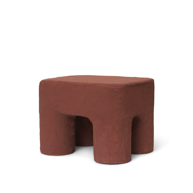 Taburete PODO, Algodón / Cartón FSC™ Terracota- Ferm Living 1104268964