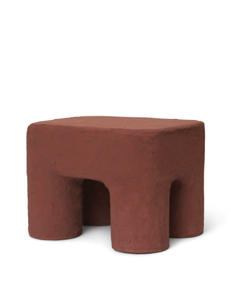 Taburete PODO, Algodón / Cartón FSC™ Terracota- Ferm Living 1104268964