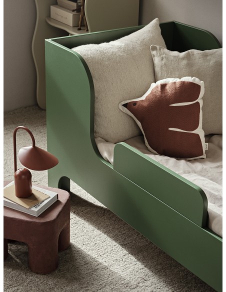 Taburete Bajo PODO, Algodón / Cartón Reciclado FSC™ Terracota - Ferm Living