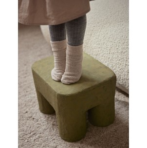 Taburete PODO, Algodón / Cartón FSC™ Caqui - Ferm Living; 1104268965 2