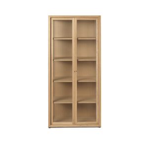 Vitrina REED 155x70cm, Roble Natural - Ferm Living; Vackart 1104269937